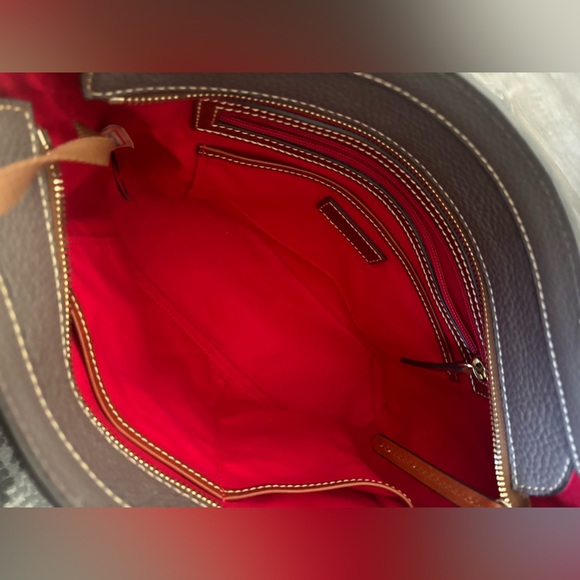 Dooney & Bourke Pebble Grain Leather Shopper - Elephant (Wallet not included) - Picture 4 of 6